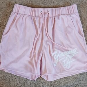 YoungLA Light Pink Athletic Shorts